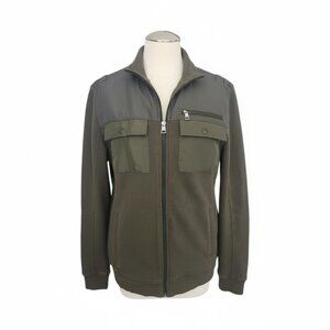 Calvin Klein Men’s Full Zip Utility Jacket Gray Size M